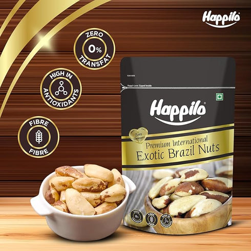 Happilo Premium International Exotic Dried Brazil Nuts
